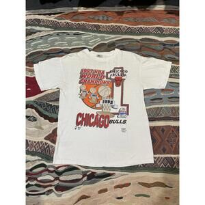 1993 Chicago Bulls Nba World Champs Michael Jordan T Shirt Mens